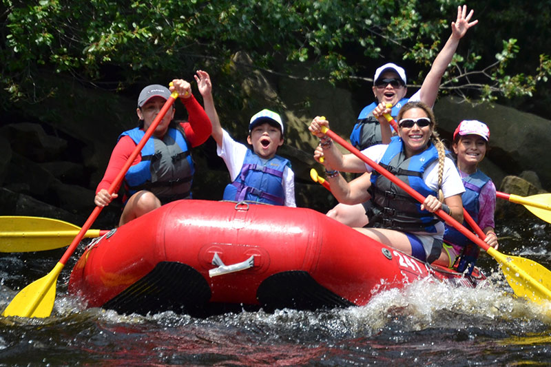 Easy Whitewater Rafting in The Poconos