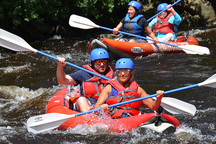 Inflatable Kayaking - Lehigh River